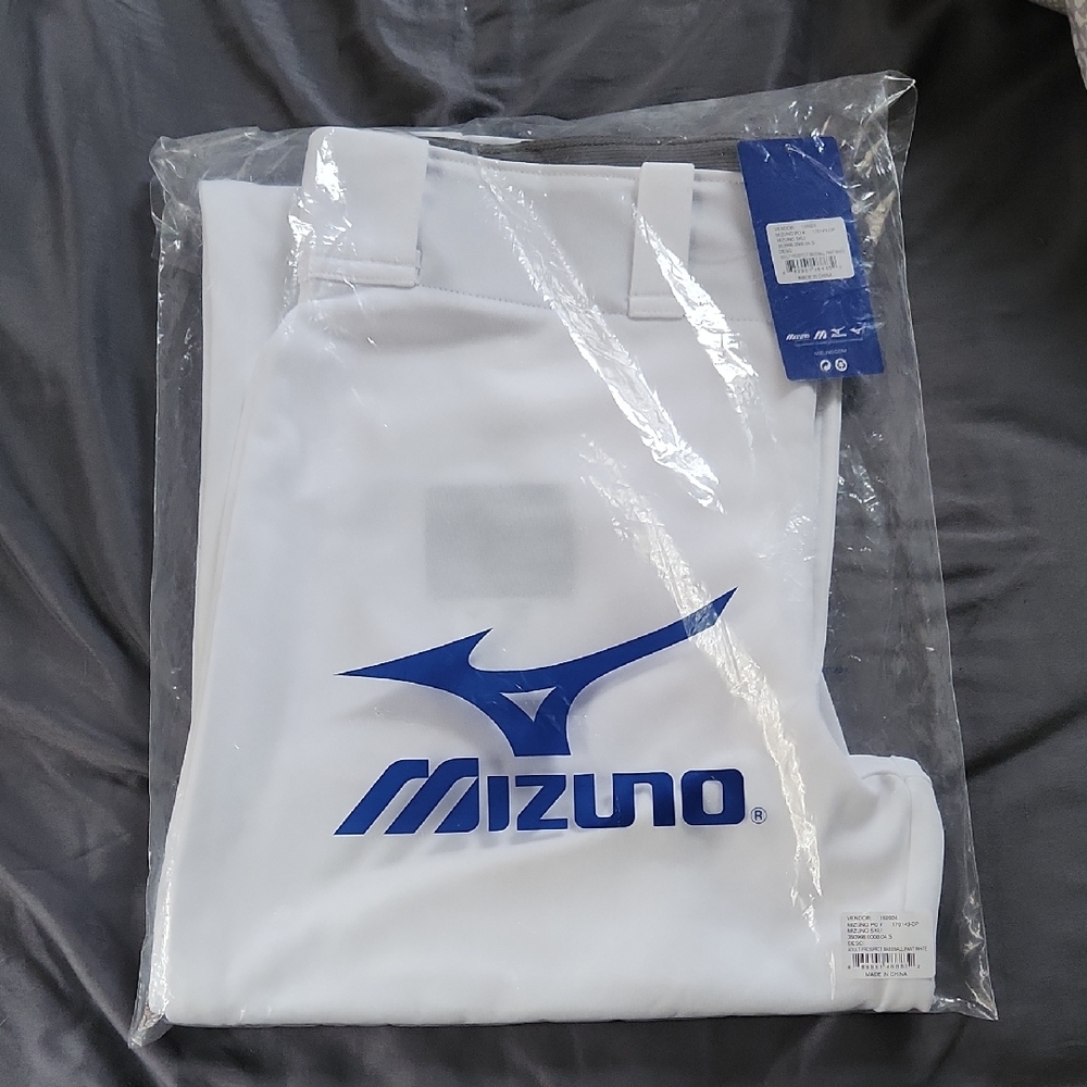 Mizuno White Baseball Pants